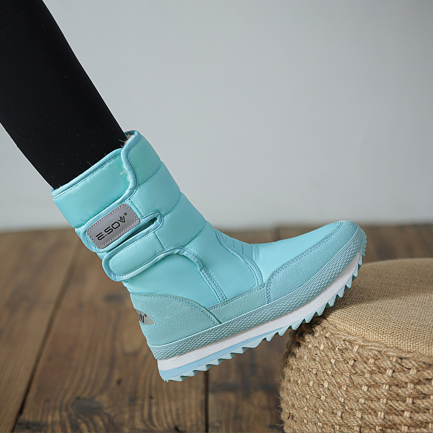 加厚雪地靴女防水保暖防滑男女款