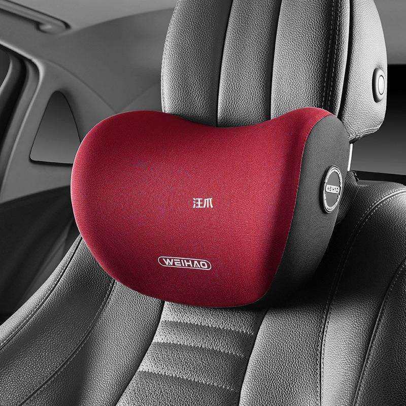 汽车头枕护颈枕车载靠枕一对记忆棉座椅枕头抱枕腰靠垫车内饰用品