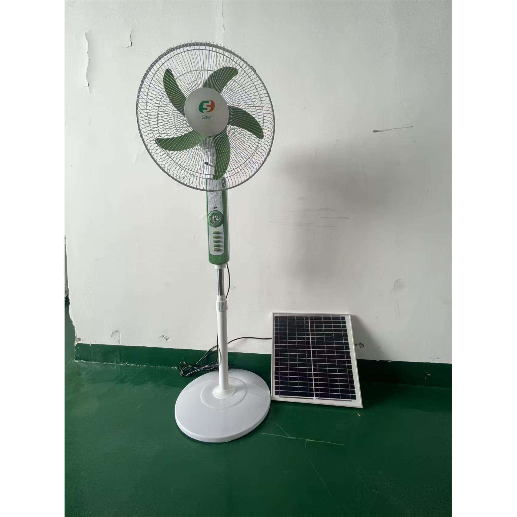 家庭 工地 野户外用太阳能发电直流移动式电风扇