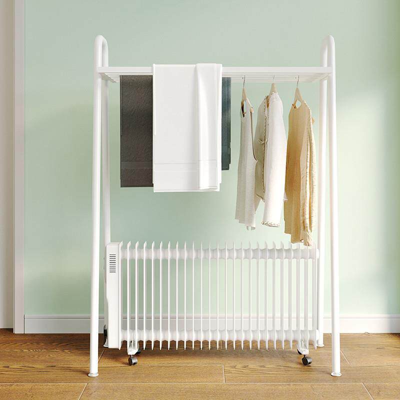 踢脚线取暖器烘衣架电热油汀烘干挂衣架暖气片上方置物凉晒毛巾架