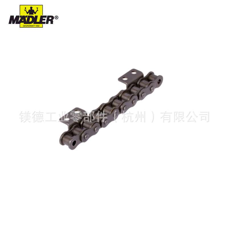 Maedler K2标准 带弯板附件 滚子链， 6 x p 链条