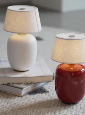 中古Menu torso充电台灯书房床头台灯卧室无线小夜灯丹麦复古台灯