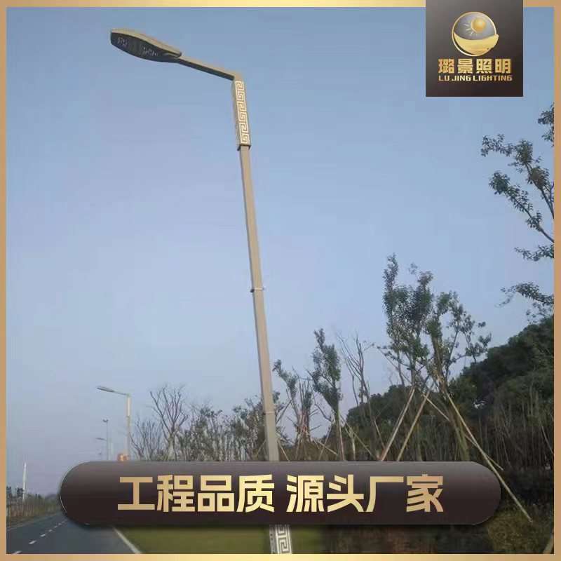 LED太阳能路灯户外灯6米新农村大功率道路超亮路灯杆高杆灯庭院灯