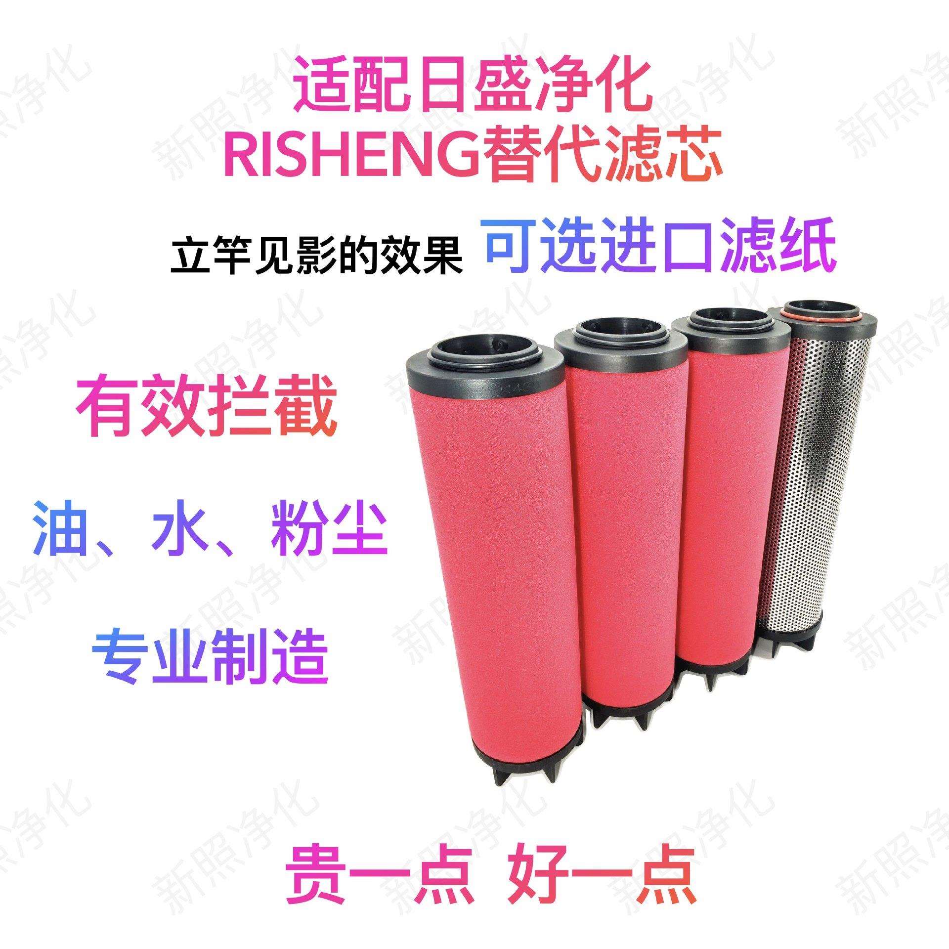 空压机油水分离滤芯适配日盛净化RISHENG CODE NO.L030AAR/V2替代
