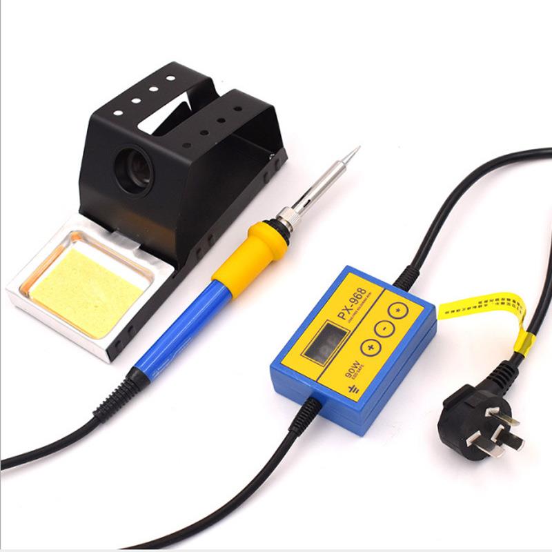 可调PX968数显电烙铁 便携式90w高功率电烙铁LED铝基板烙铁