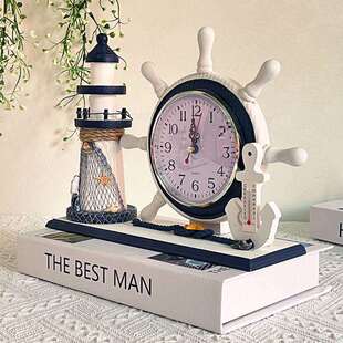 地中海钟表静音家用台式座钟创意时钟摆台摆放式桌面摆件客厅卧室