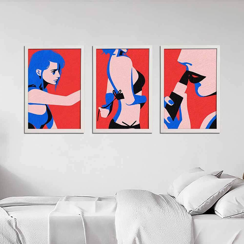 亚马逊艺术客厅卧室三联装饰画墙面装饰彩色画人物线条勾勒装饰画,农机/农具/农膜,播种栽苗器/地膜机,淘宝优惠券,粉丝福利购,淘宝优惠卷