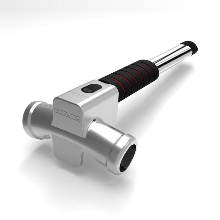 友恒YH2124 指纹方向盘锁轿车报警龙头锁T型车锁防盗指纹锁汽车锁