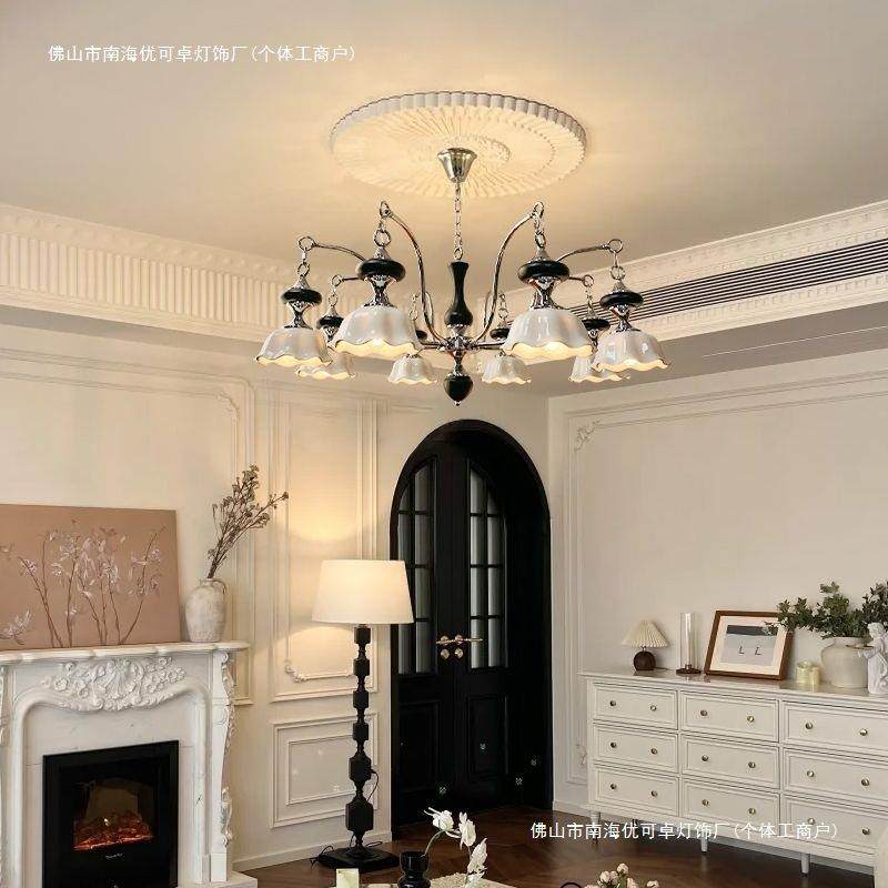 欧式现代客厅吊灯南洋风法式复古风手工陶瓷别墅餐厅卧室,农机/农具/农膜,播种栽苗器/地膜机,淘宝优惠券,粉丝福利购,淘宝优惠卷