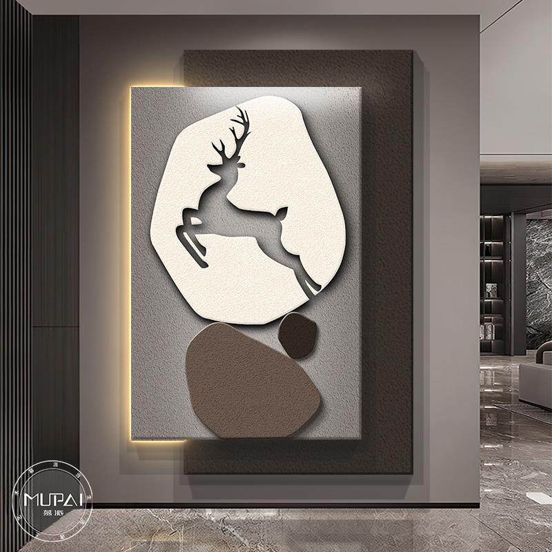 石来运转入户玄关装饰画LED灯画走廊过道挂画立体砂岩画客厅壁画,农机/农具/农膜,播种栽苗器/地膜机,淘宝优惠券,粉丝福利购,淘宝优惠卷