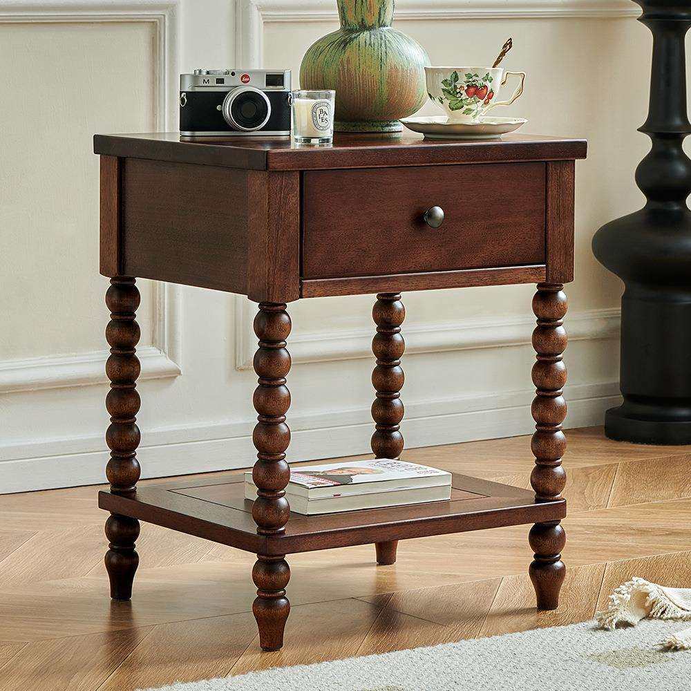 法式复古风全实木床头柜美式边几方几客厅角几中古风卧室床头边柜,农机/农具/农膜,播种栽苗器/地膜机,淘宝优惠券,粉丝福利购,淘宝优惠卷