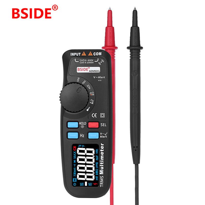 BSIDE 万用表数字高精度防烧表维修电工电子式电表ADM92CL