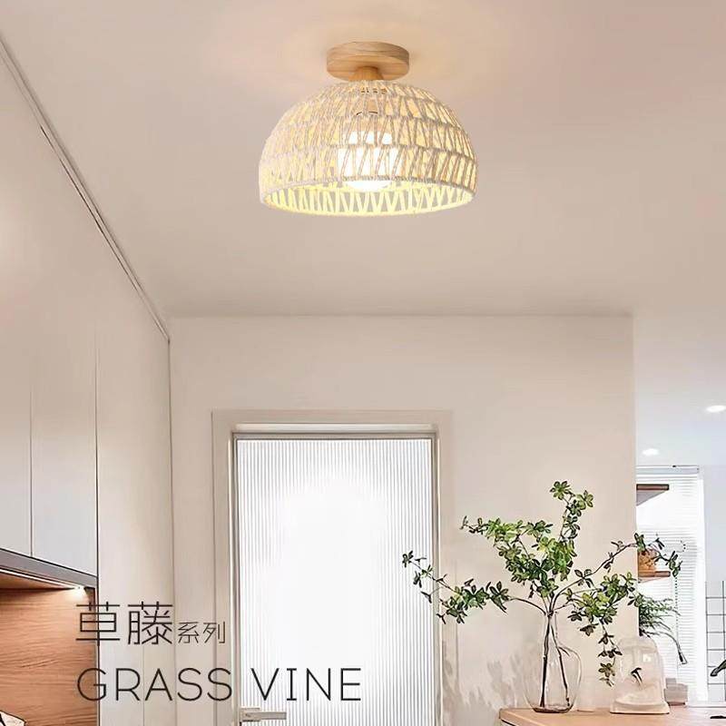 过道灯走廊灯吸顶灯藤艺北欧卧室房间灯奶油风个性衣帽间阳台灯具,农机/农具/农膜,播种栽苗器/地膜机,淘宝优惠券,粉丝福利购,淘宝优惠卷