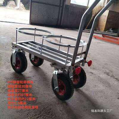 推粪采摘家用农用推水浇菜瓜果推食新款蔬菜万向轮充气车橡胶轮胎