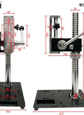 j8机HP推拉力计测力H标尺压B试验机压力带PA台下测试机架手压式g3