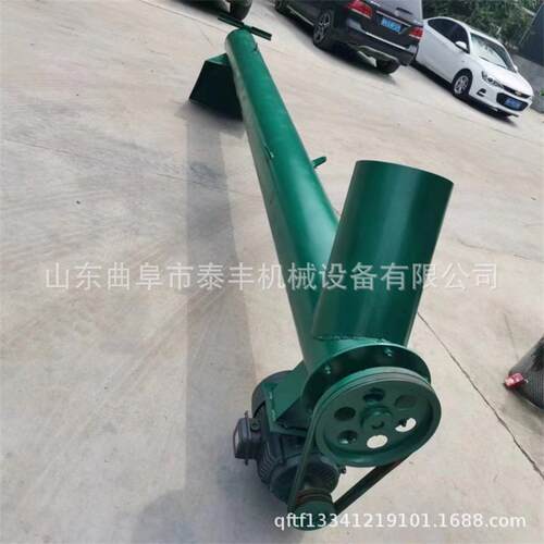 121小型绞龙输送机 芝麻豆饼螺旋提升机 有机肥腐殖土螺旋提升机