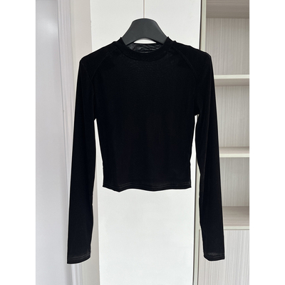 法式小众长袖T恤女修身打底衫