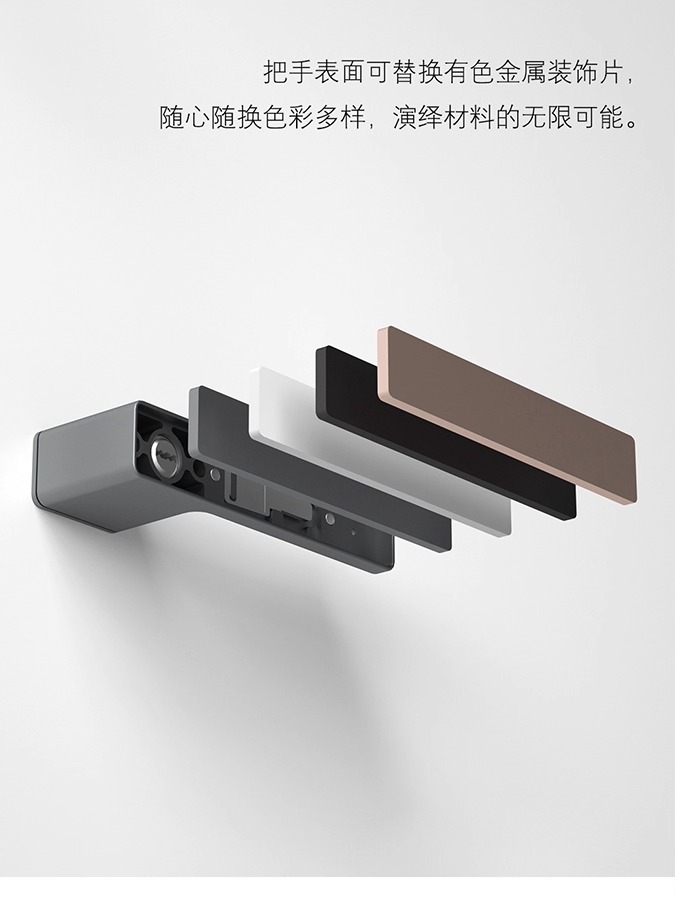 索罗格生态门锁室内卧室房门把手现代简约意式极简磁吸静音锁具