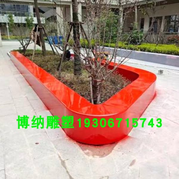 户外创意雕塑池树广场大型休闲商场定制城市座椅区摆件景观玻璃钢