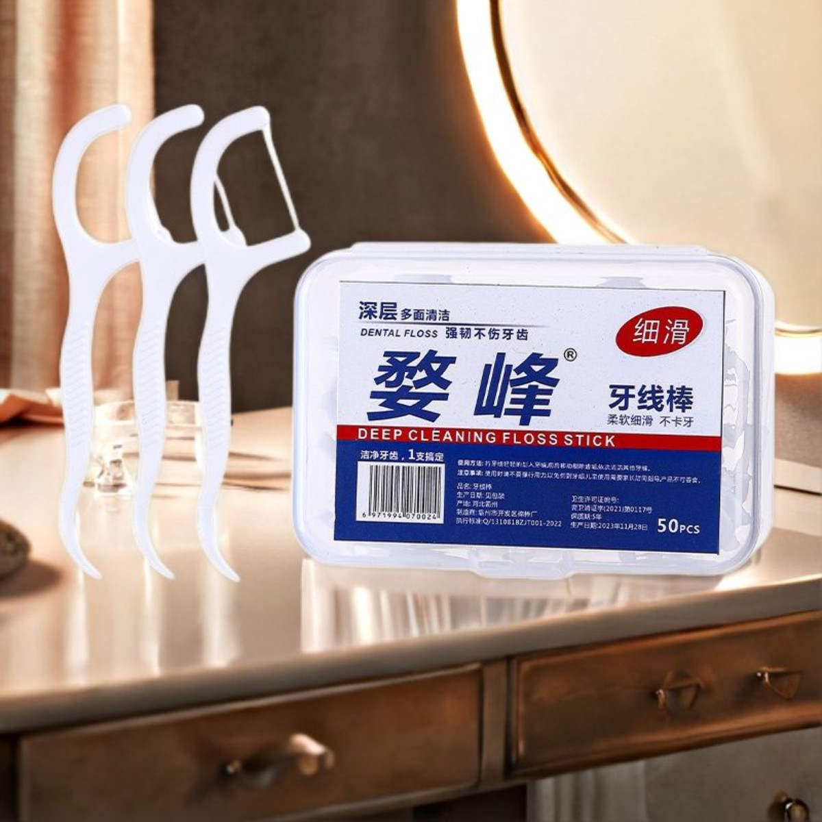 高拉力牙线耐分叉洁净齿缝图片