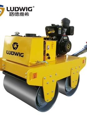 LD-S700手扶式重型双钢轮路面压路机液压压实机常发CF180FE柴油机