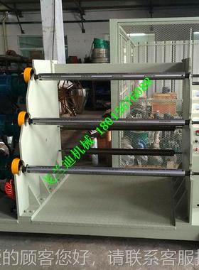 兰迪机械机塑料材三工位收卷机，绕卷机，全戈自JII动卷片取塑机