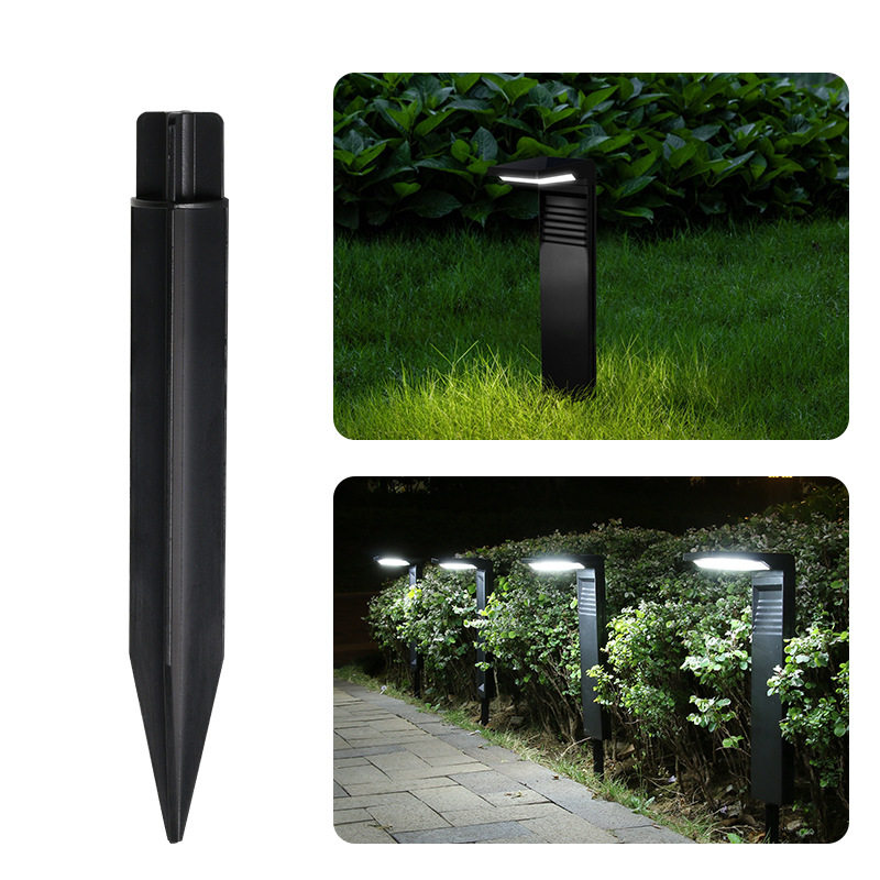太阳能草坪灯庭院灯插泥杆户外灯户外照明灯地插杆灯具配件