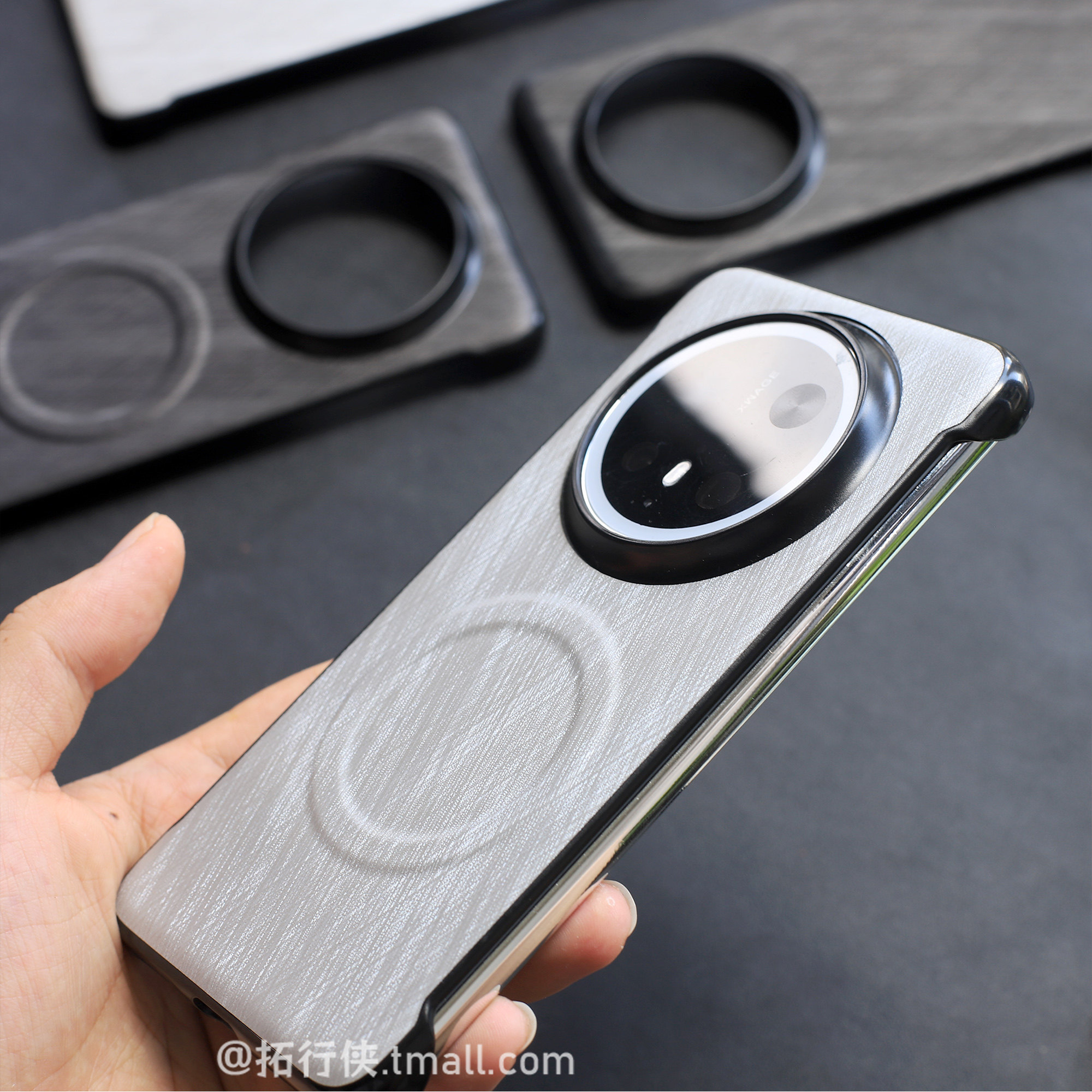 金丝银锦素皮纹适用华为Mate70pro+手机壳70pro优享版Magsafe强磁吸保护套Mate60pro/50e高级感银色M40无边框