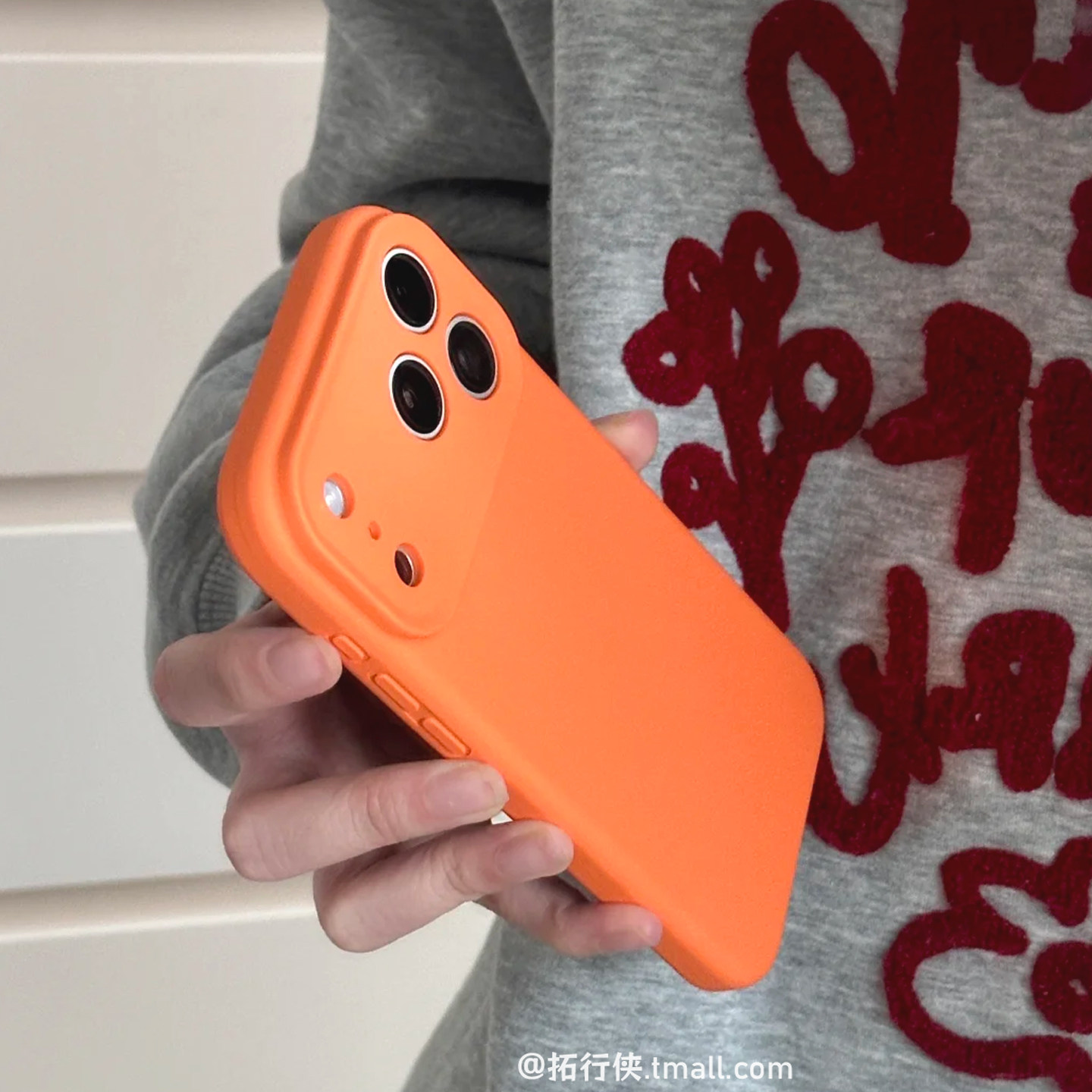 INS星宇橙【秒变17大视窗】适用iPhone16pro手机壳苹果16promax保护套防摔15/14pro全包液态硅胶耐脏软糯感女