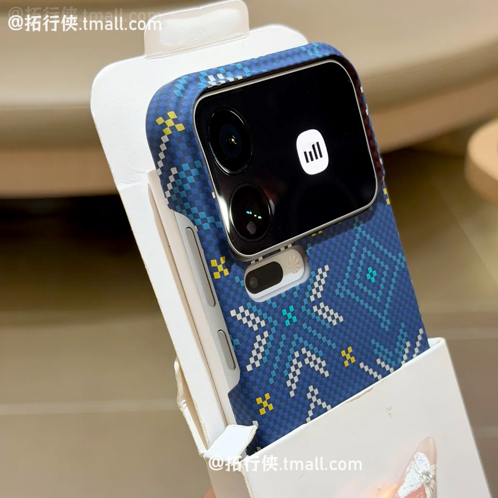 新款半包水贴凯夫拉纹适用Xiaomi小米17pro磁吸手机壳超薄抗指纹17ProMax保护壳15pro不包按键PC硬壳创意男
