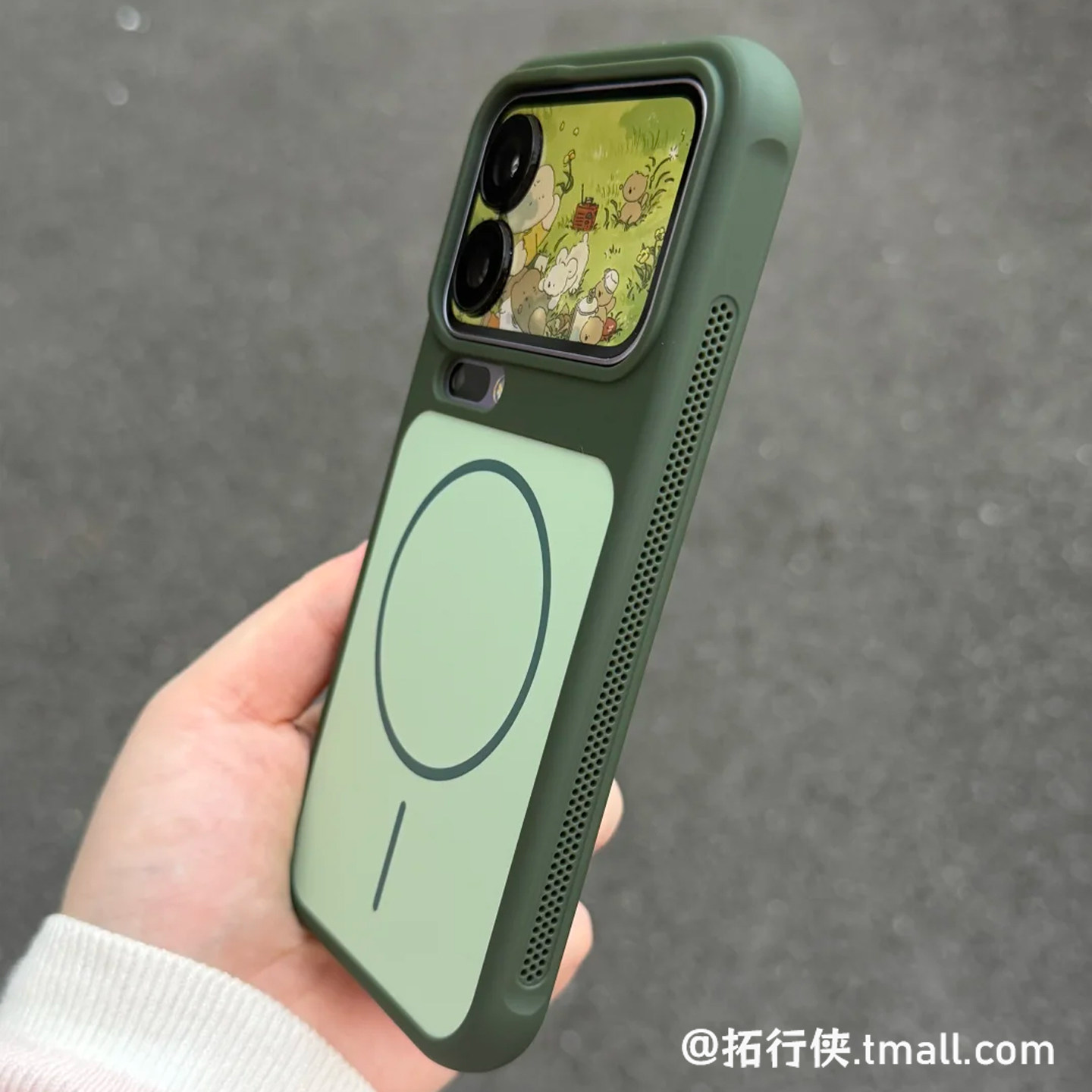 肤感撞色【散热二合一】适用小米17Pro手机壳Xiaomi17ProMax保护套新款磁吸外壳15/14软包边小众绿色创意全包