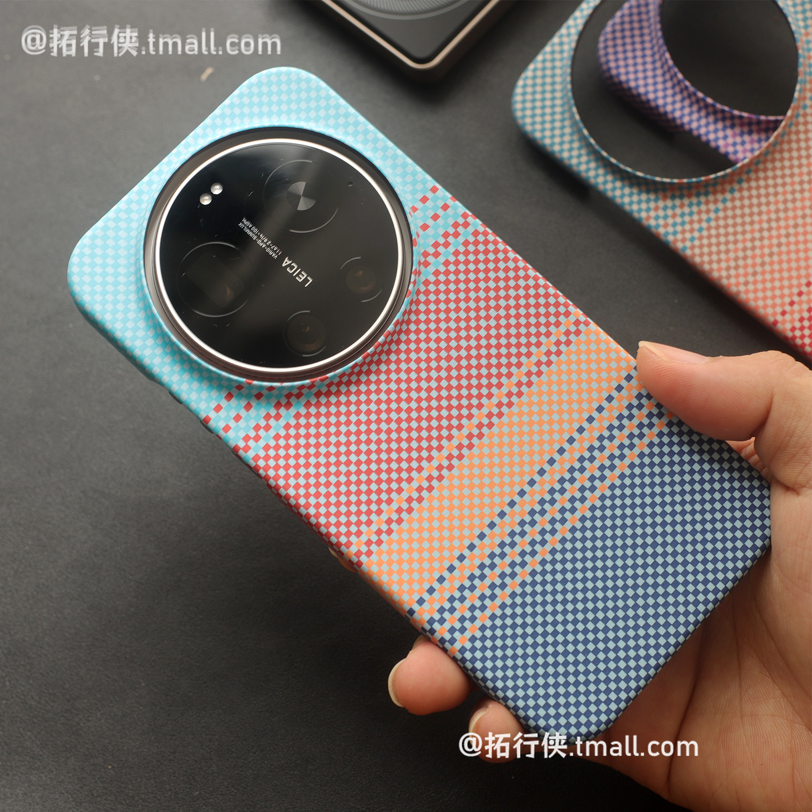 凯夫拉纹理【加州日落】适用小米17Ultra手机壳17U莱卡版Xiaomi15Ultra半包散热保护壳pro超薄磁吸水贴硬外壳