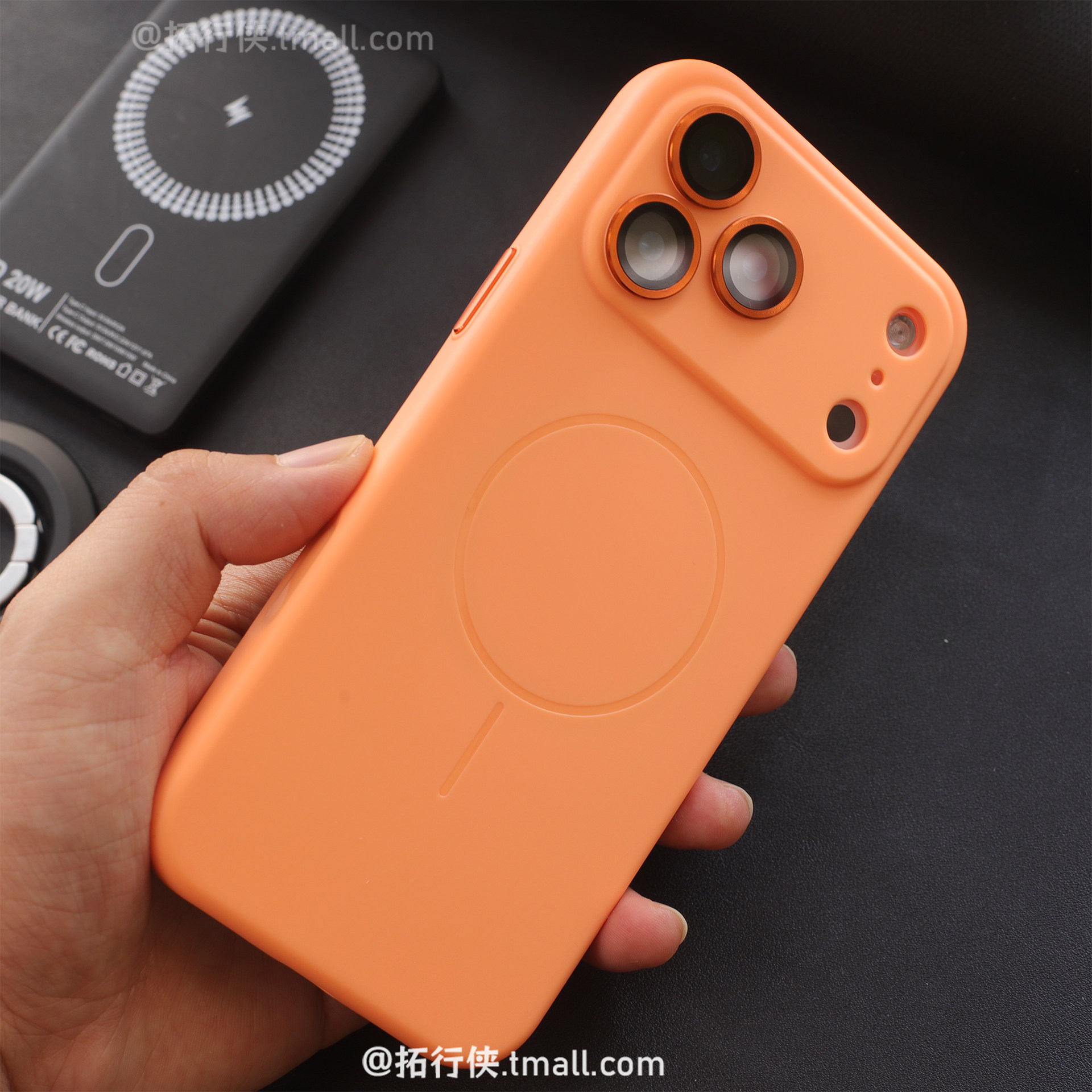 新品【橙色软胶Magsafe磁吸壳】适用iPhone17苹果17promax手机壳Air全包镜头膜16e全包15Plus轻薄肤感保护套