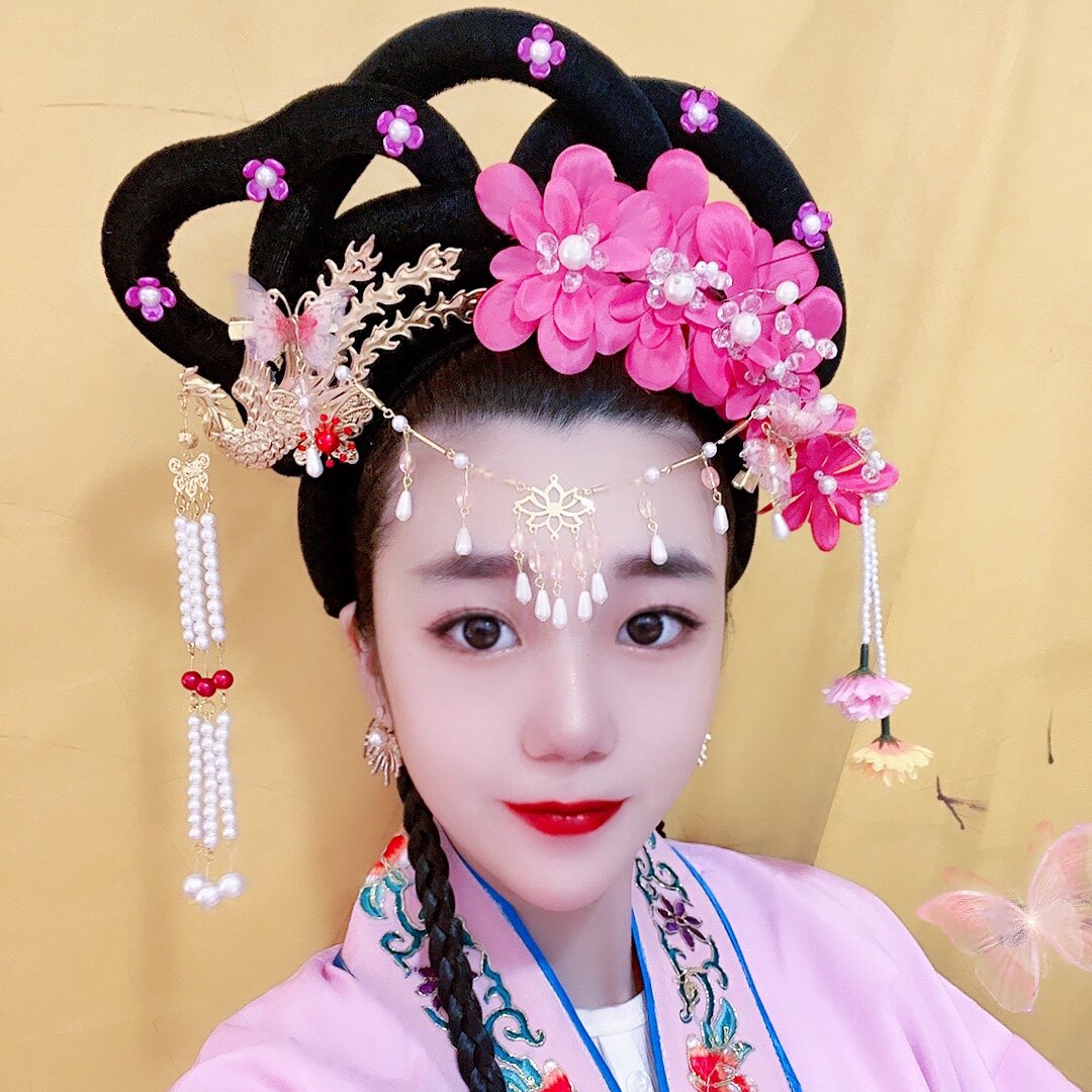 古装假发仙女头饰古代小