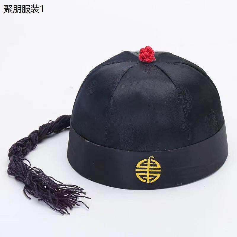 唐装地主帽瓜皮帽子男清
