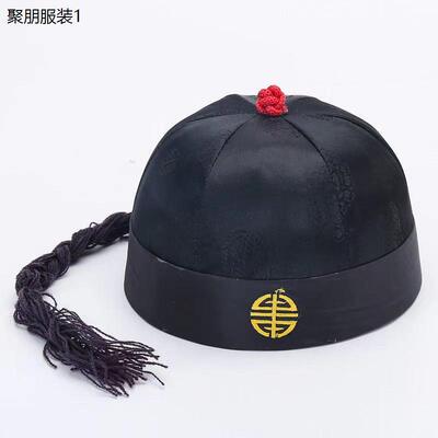 唐装地主帽瓜皮帽子男清