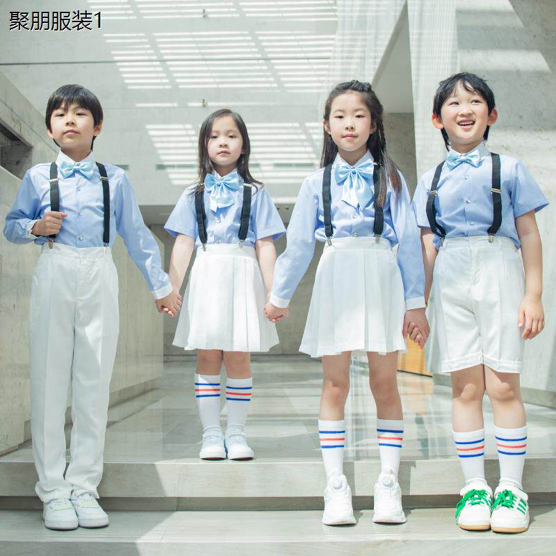 六一儿童合唱演出服幼儿图片