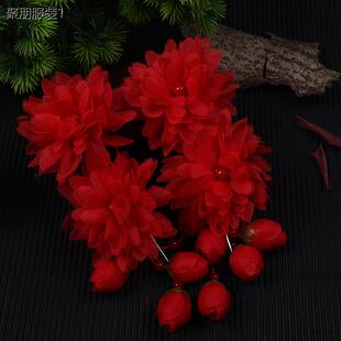 传统戏曲 戏曲头饰头花鬓花京剧越剧青衣花旦小姐丫鬟小旦耳边花