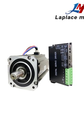 3000W72V低压直流伺服电机套装增量17位多圈绝对值485/CAN/EthCAT