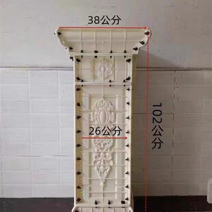 新款中式栏杆模具四方形回字纹A别墅阳台护栏模型现浇罗马柱子扶