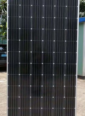 300W450w540w单晶太阳能电池板10线12线家用24V电池板光伏发电板