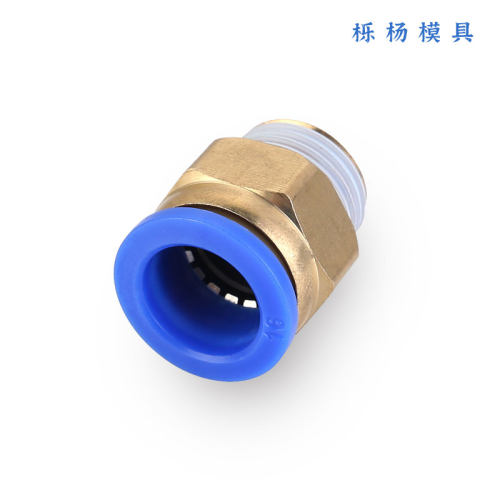 气动快速接头气管快插螺纹直通PC8PC10PC12-M8M10M12  非铜接头!