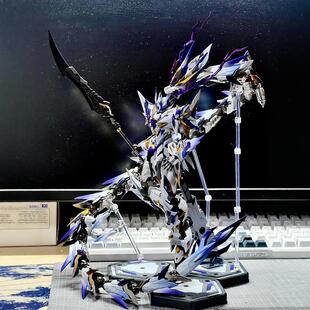 摩动核高达三国吕布敖丙白起赵云曹仁机甲战士模型盲盒手办玩具