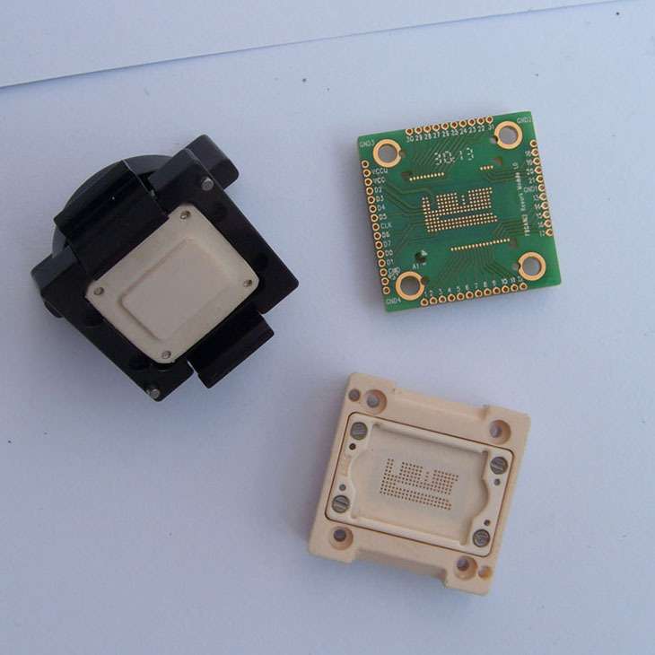 eMCP分析治具 IC分析 转接板 旋转座头eMCP测试治具 分析eMCP