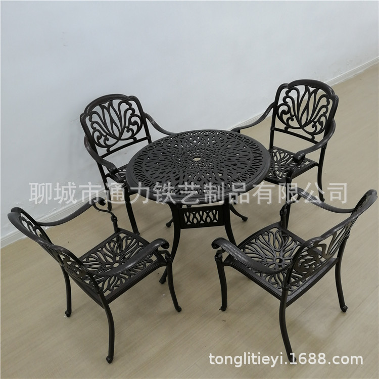 欧式铸铝户外桌椅厂家批发