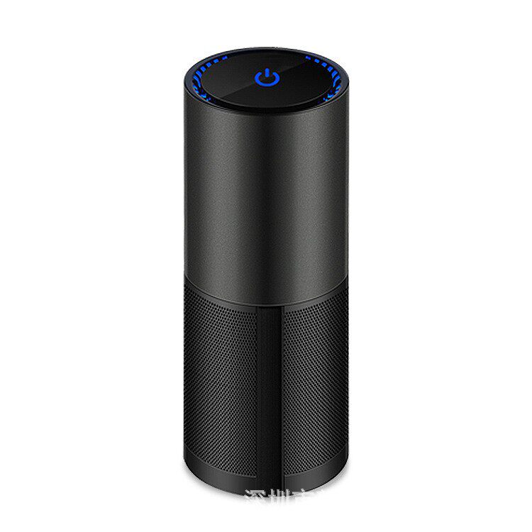 车载空气净化器带HEPA过滤器清洁、便携式触控车用负离子汽车