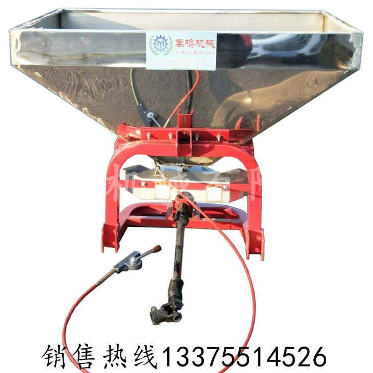 厂家供应撒肥机塑料桶施肥器不锈钢双盘撒肥机单盘施肥机