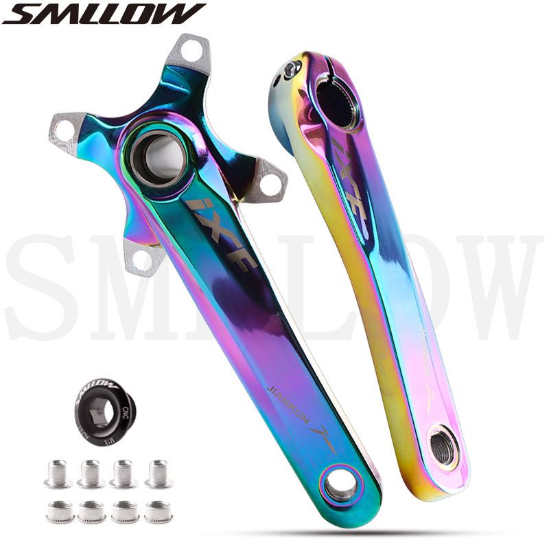 IXF山地车中空一体牙盘炫彩曲柄改装大齿单盘32T34T36T38T