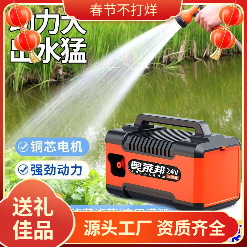 农用家用锂电抽水泵浇地浇花