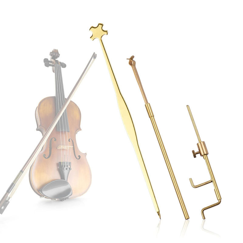 制作小提琴工具 音柱钩 音柱夹 音柱长度卡尺 小提琴制作工具银色